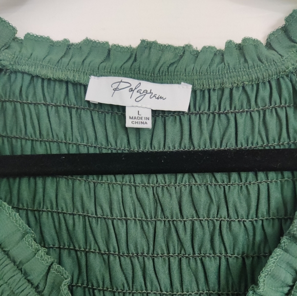 Green High-Low Dress - Picture 2 of 2